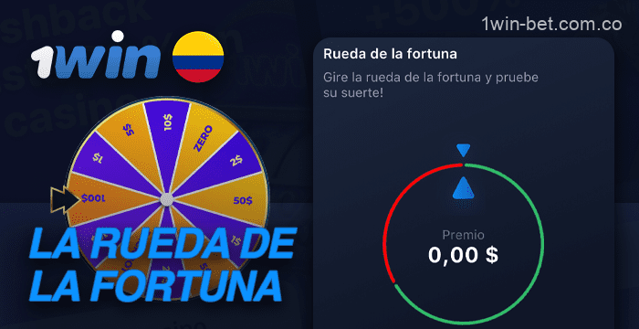 La Rueda de la Fortuna en el sitio de apuestas 1win
